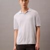 Sweter polo z mieszanki lnu Sweter polo z mieszanki lnu