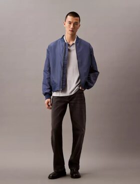 Sweter polo z mieszanki lnu