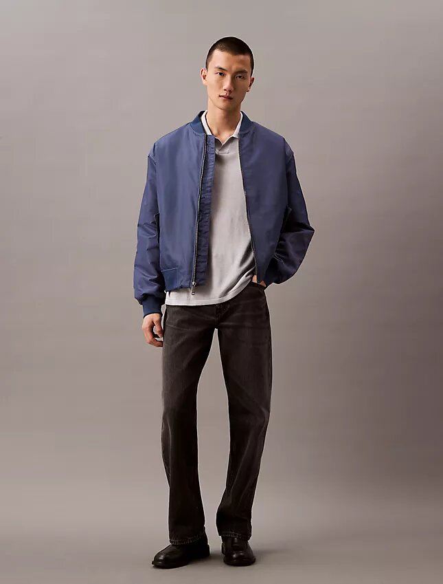 Sweter polo z mieszanki lnu Sweter polo z mieszanki lnu