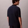Sweter polo z mieszanki lnu Sweter polo z mieszanki lnu