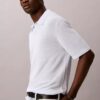 Sweter polo z mieszanki lnu Sweter polo z mieszanki lnu
