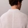 Sweter polo z mieszanki lnu