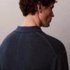 Sweter polo z mieszanki lnu Sweter polo z mieszanki lnu