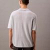 Sweter polo z mieszanki lnu Sweter polo z mieszanki lnu