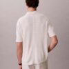 Sweter polo z mieszanki lnu