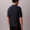 Sweter polo z mieszanki lnu Sweter polo z mieszanki lnu