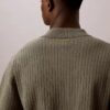 Sweter polo z prążkowanym materiałem Sweter polo z prążkowanym materiałem