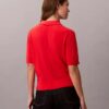 Sweter polo z wełny merynosowej Sweter polo z wełny merynosowej