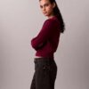 Sweter z gładkim Monogramem z bawełnianej szenili Sweter z gładkim Monogramem z bawełnianej szenili