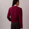Sweter z gładkim Monogramem z bawełnianej szenili Sweter z gładkim Monogramem z bawełnianej szenili