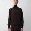 Sweter z golfem w kolorze popielatym Sweter z golfem w kolorze popielatym