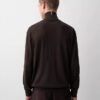 Sweter z golfem w kolorze popielatym Sweter z golfem w kolorze popielatym