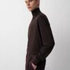 Sweter z golfem w kolorze popielatym Sweter z golfem w kolorze popielatym