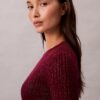 Sweter z mieszanki wełny merynosowej i lureksu Sweter z mieszanki wełny merynosowej i lureksu
