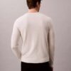 Sweter z okrągłym dekoltem z mieszanki bardzo delikatnej wełny merynosowej Sweter z okrągłym dekoltem z mieszanki bardzo delikatnej wełny merynosowej