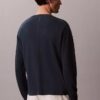 Sweter z okrągłym dekoltem z mieszanki lnu