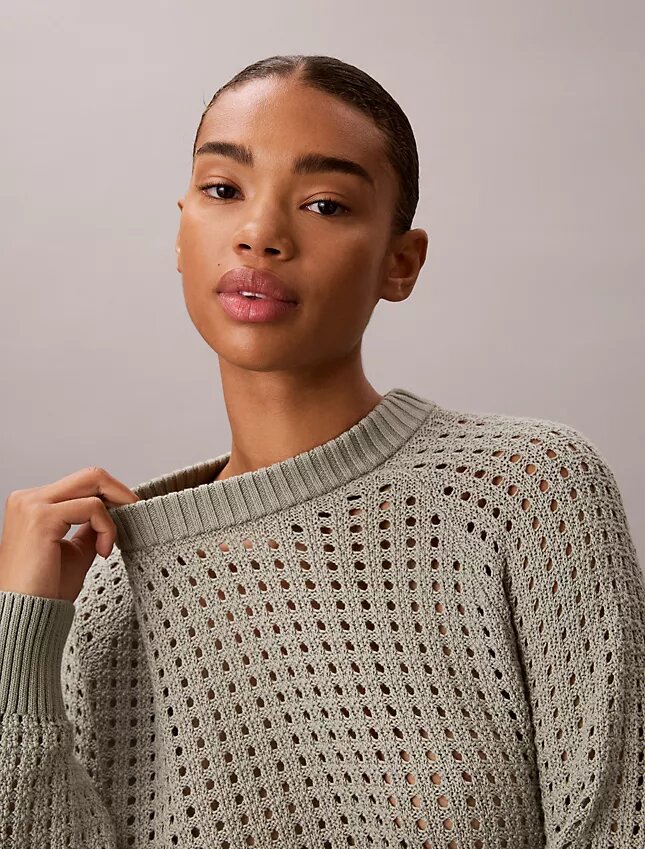Sweter z otwartym splotem Sweter z otwartym splotem