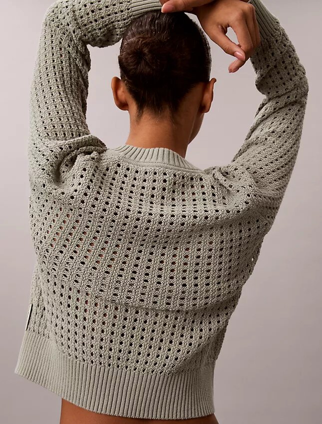 Sweter z otwartym splotem Sweter z otwartym splotem
