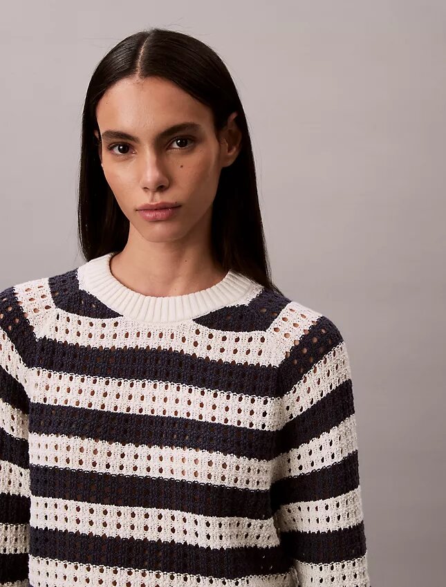 Sweter z otwartym splotem Sweter z otwartym splotem