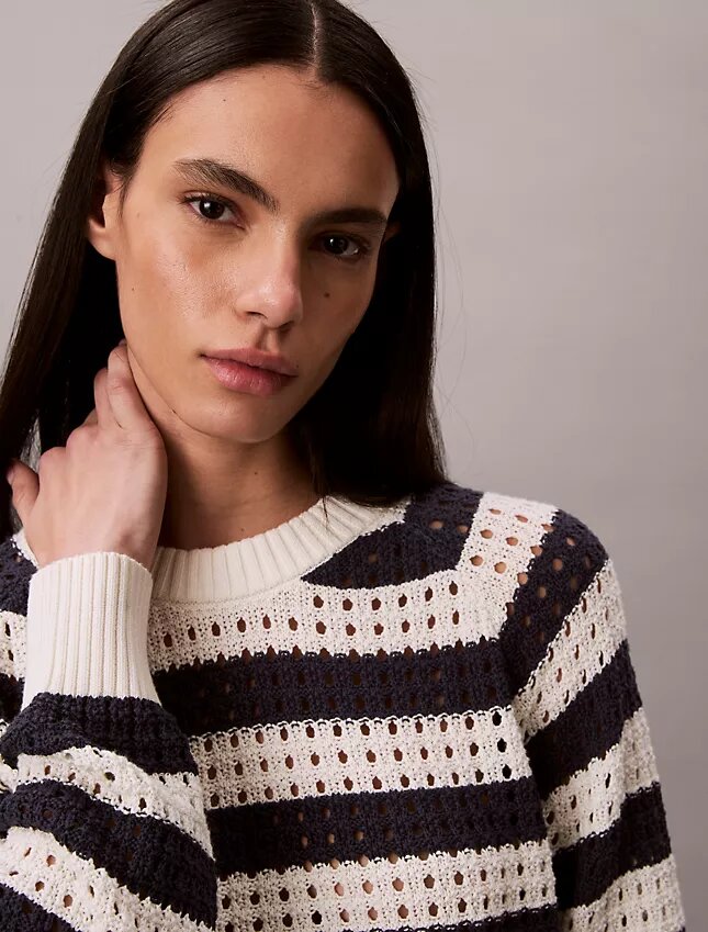 Sweter z otwartym splotem Sweter z otwartym splotem