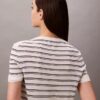 Sweter z wiskozy z krótkim rękawem Sweter z wiskozy z krótkim rękawem
