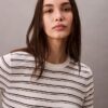 Sweter z wiskozy z krótkim rękawem Sweter z wiskozy z krótkim rękawem