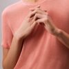 Sweter z wiskozy z krótkim rękawem Sweter z wiskozy z krótkim rękawem