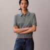 Swobodny sweter polo z dzianiny Swobodny sweter polo z dzianiny