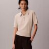 Swobodny sweter polo z dzianiny Swobodny sweter polo z dzianiny