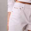 Szorty Denim midi z wysokim stanem Szorty Denim midi z wysokim stanem