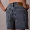 Szorty Denim midi z wysokim stanem Szorty Denim midi z wysokim stanem