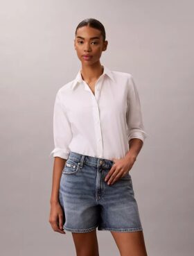 Szorty Denim o kroju litery A