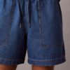 Szorty Denim z domieszką lnu Szorty Denim z domieszką lnu