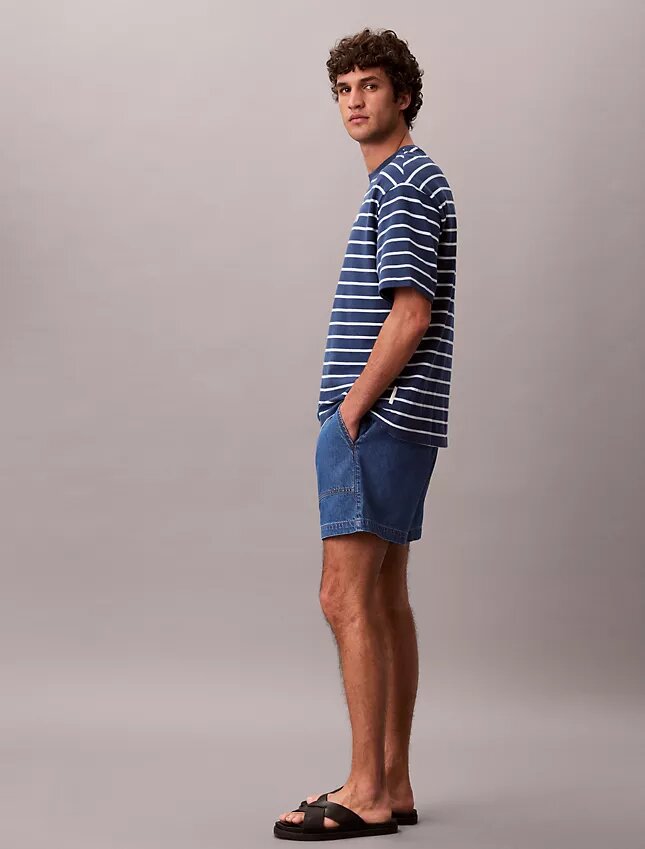 Szorty Denim z domieszką lnu Szorty Denim z domieszką lnu