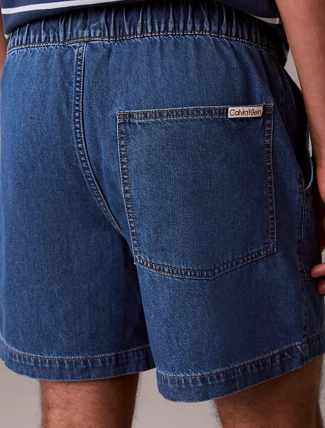 Szorty Denim z domieszką lnu Szorty Denim z domieszką lnu