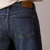 Szorty Denim z podwiniętym brzegiem i krojem w kształcie litery A Szorty Denim z podwiniętym brzegiem i krojem w kształcie litery A