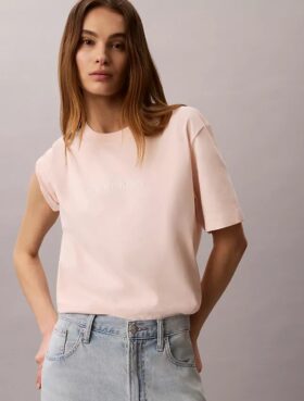 T-shirt z logo w stylu casualowym