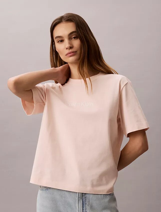 T-shirt z logo w stylu casualowym T-shirt z logo w stylu casualowym
