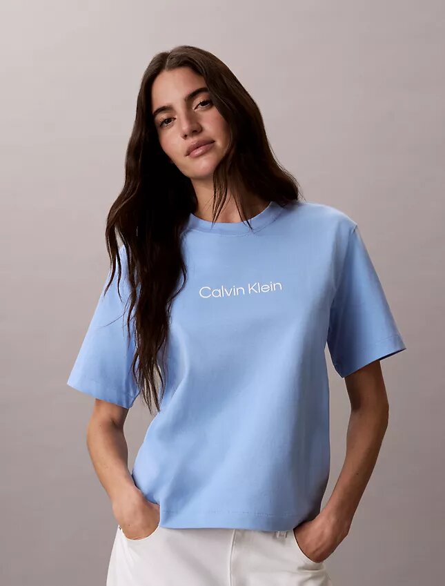 T-shirt z logo w stylu casualowym T-shirt z logo w stylu casualowym