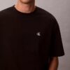 T-shirt z luźnym dekoltem w serek i logo Archive