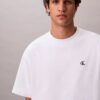 T-shirt z luźnym dekoltem w serek i logo Archive
