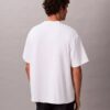 T-shirt z luźnym dekoltem w serek i logo Archive