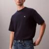 T-shirt z luźnym dekoltem w serek i logo Archive T-shirt z luźnym dekoltem w serek i logo Archive