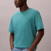 T-shirt z luźnym dekoltem w serek i logo Archive