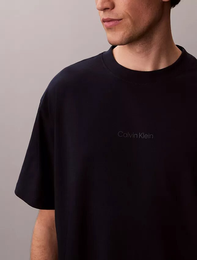 T-shirt z luźnym krojem i grafiką Micro Logo T-shirt z luźnym krojem i grafiką Micro Logo