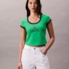 T-shirt z nadrukiem Monogramu w kształcie litery S, o wąskim kroju T-shirt z nadrukiem Monogramu w kształcie litery S, o wąskim kroju