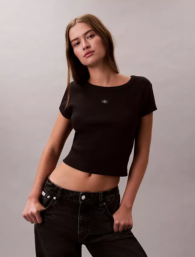 Tkanina Monologo Slim T-shirt Tkanina Monologo Slim T-shirt