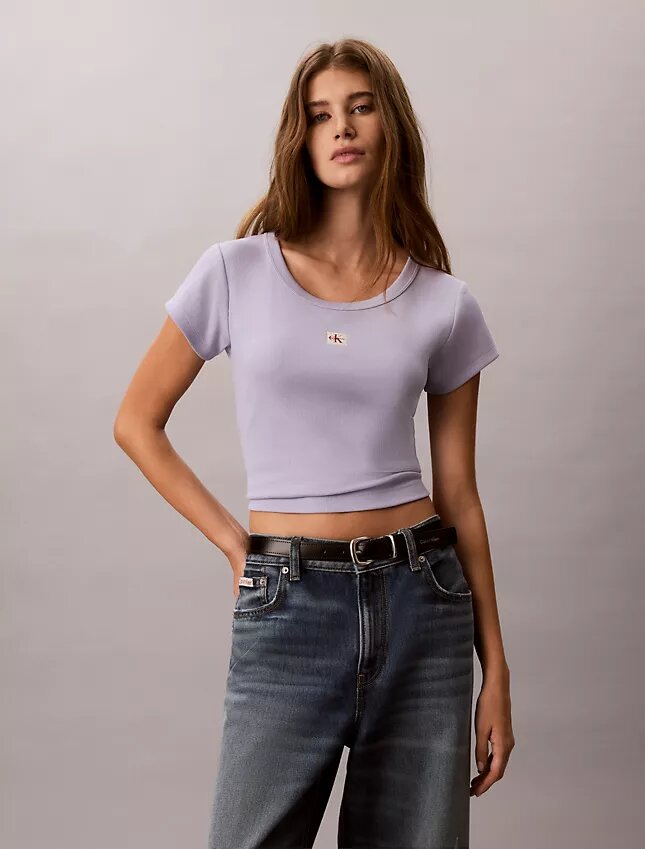 Tkanina Monologo Slim T-shirt Tkanina Monologo Slim T-shirt