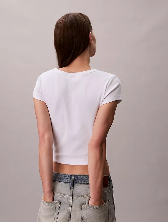 Tkanina Monologo Slim T-shirt Tkanina Monologo Slim T-shirt