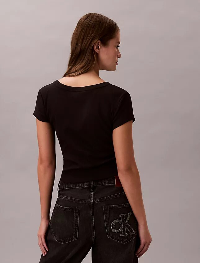 Tkanina Monologo Slim T-shirt Tkanina Monologo Slim T-shirt